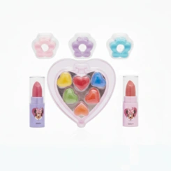 Paleta de Batom e Brilho Maquiagem Infantil Minnie Mouse Fenzza